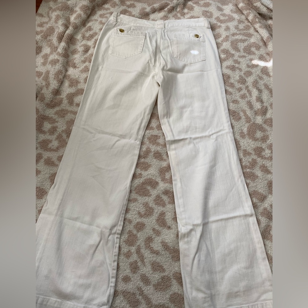 Banana Republic White Wide-Leg Pants new without tags